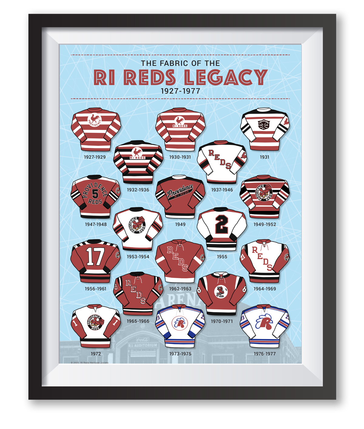 RI Reds Legacy Poster 1927-1977